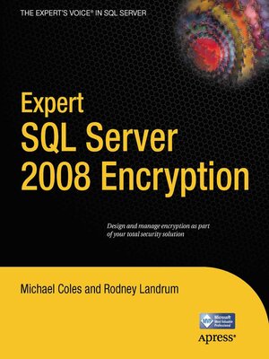 cover image of Expert SQL Server 2008 Encryption